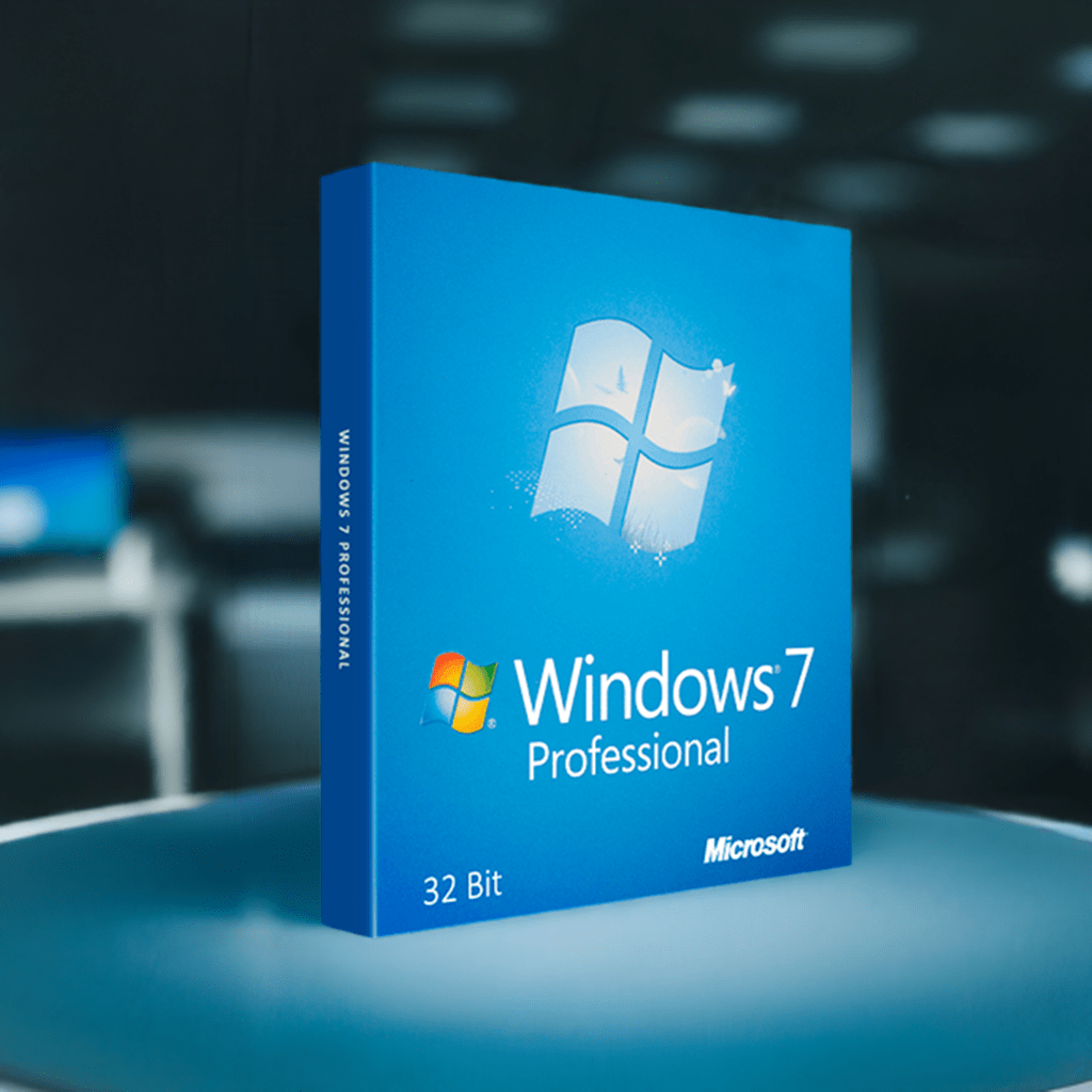 Microsoft Software Microsoft Windows 7 Professional 32 Bit