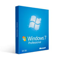 Thumbnail for Microsoft Software Microsoft Windows 7 Professional 64-bit box