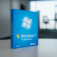 Thumbnail for Microsoft Windows 7 Professional 64-bit box