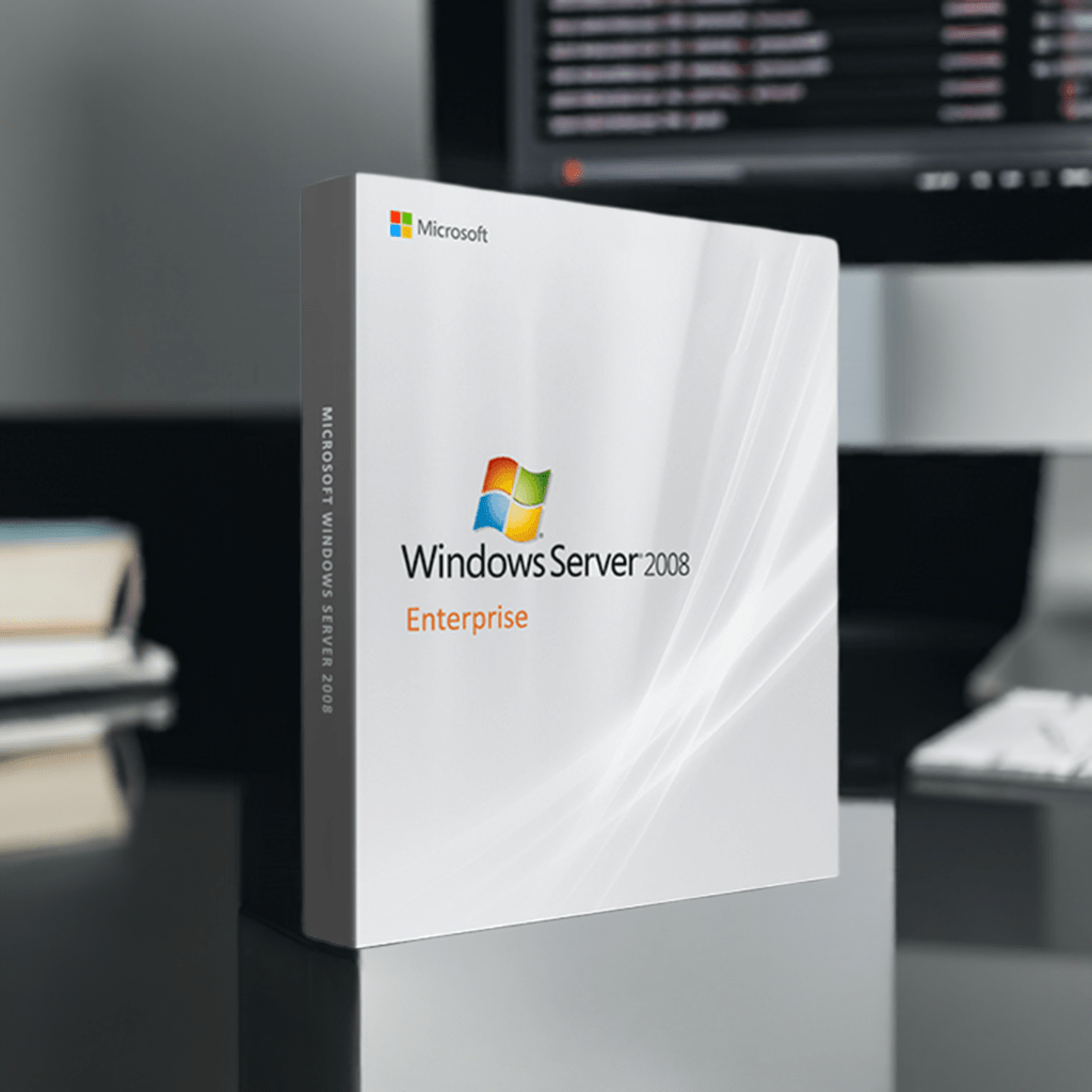 Microsoft Windows Server 2008 Enterprise License Only box