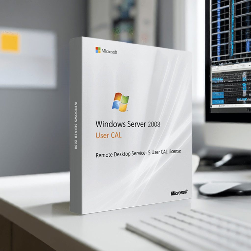 Microsoft Software Microsoft Windows Server 2008 Remote Desktop Service - 5 User CAL License