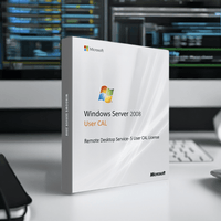 Thumbnail for Microsoft Software Microsoft Windows Server 2008 Remote Desktop Service - 5 User CAL License
