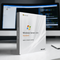 Thumbnail for Microsoft Software Microsoft Windows Server 2008 Standard With 5 Clients License