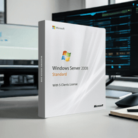 Thumbnail for Microsoft Software Microsoft Windows Server 2008 Standard With 5 Clients License