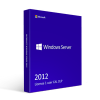 Thumbnail for Microsoft Software Microsoft Windows Server 2012 License 1 User CAL OLP