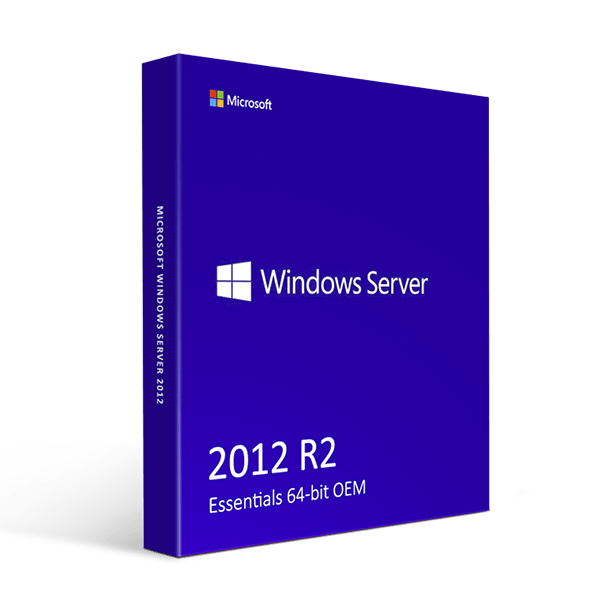 Microsoft Software Microsoft Windows Server 2012 R2 Essentials 64-bit OEM
