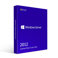 Thumbnail for Microsoft Software Microsoft Windows Server 2012 Remote Desktop Service 5 User CAL