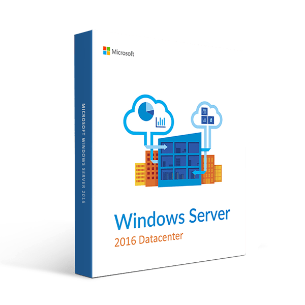 Microsoft Software Microsoft Windows Server 2016 Datacenter box
