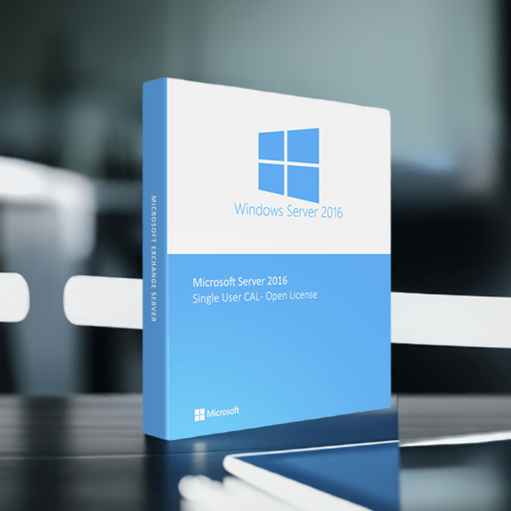 Microsoft Software Microsoft Windows Server 2016 Single Device CAL - Open License box