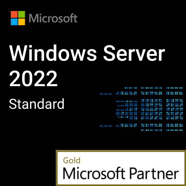 Microsoft Software Microsoft Windows Server 2022 Standard - 16 Core + 10 CALs