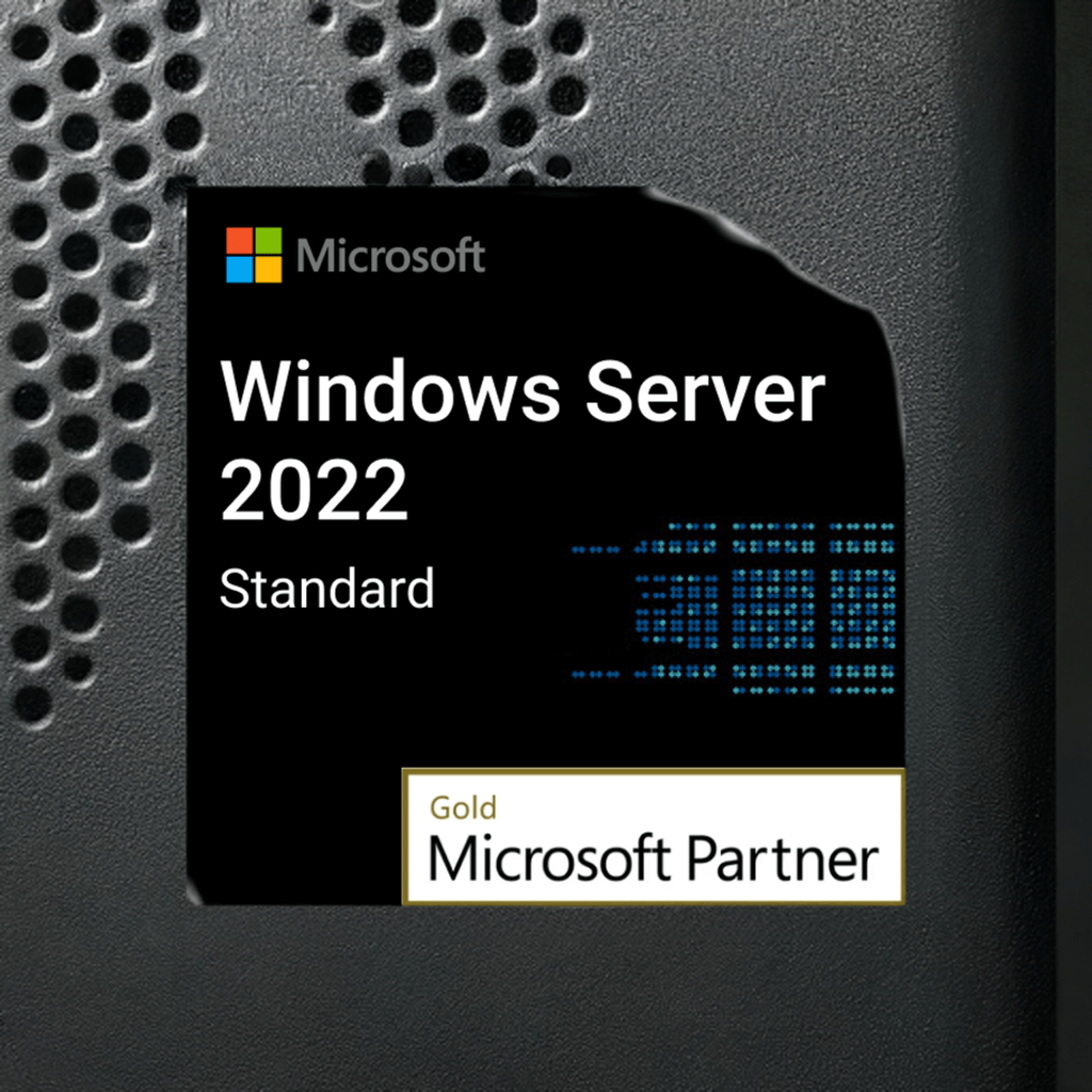 Microsoft Software Microsoft Windows Server 2022 Standard - 16 Core + 5 CALs