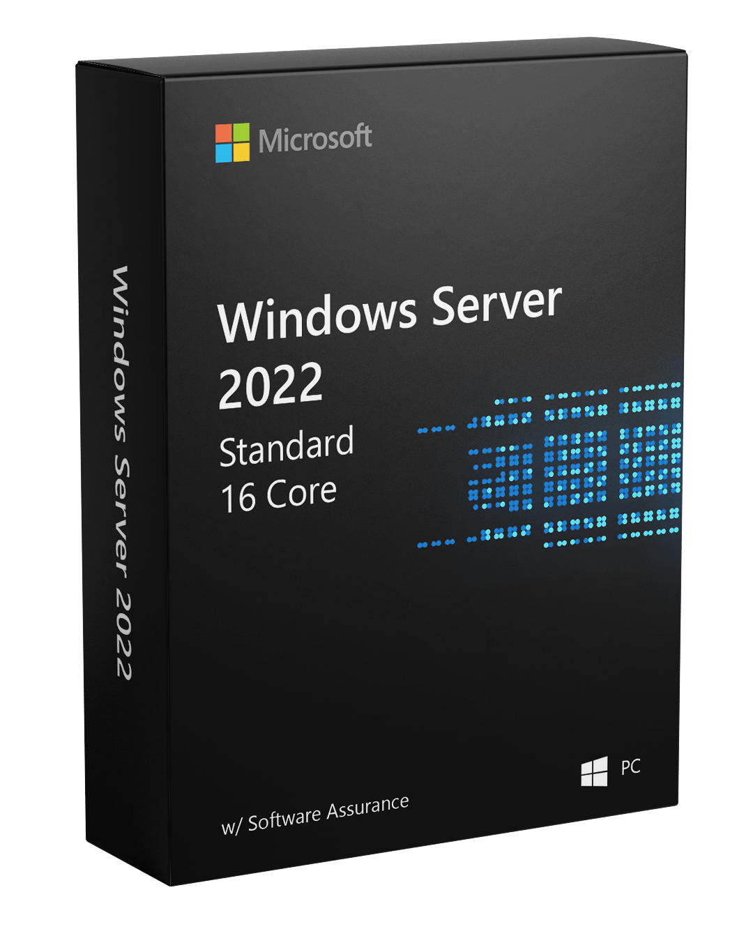 Microsoft Software Microsoft Windows Server 2022 Standard - 16 Core License w/ Software Assurance