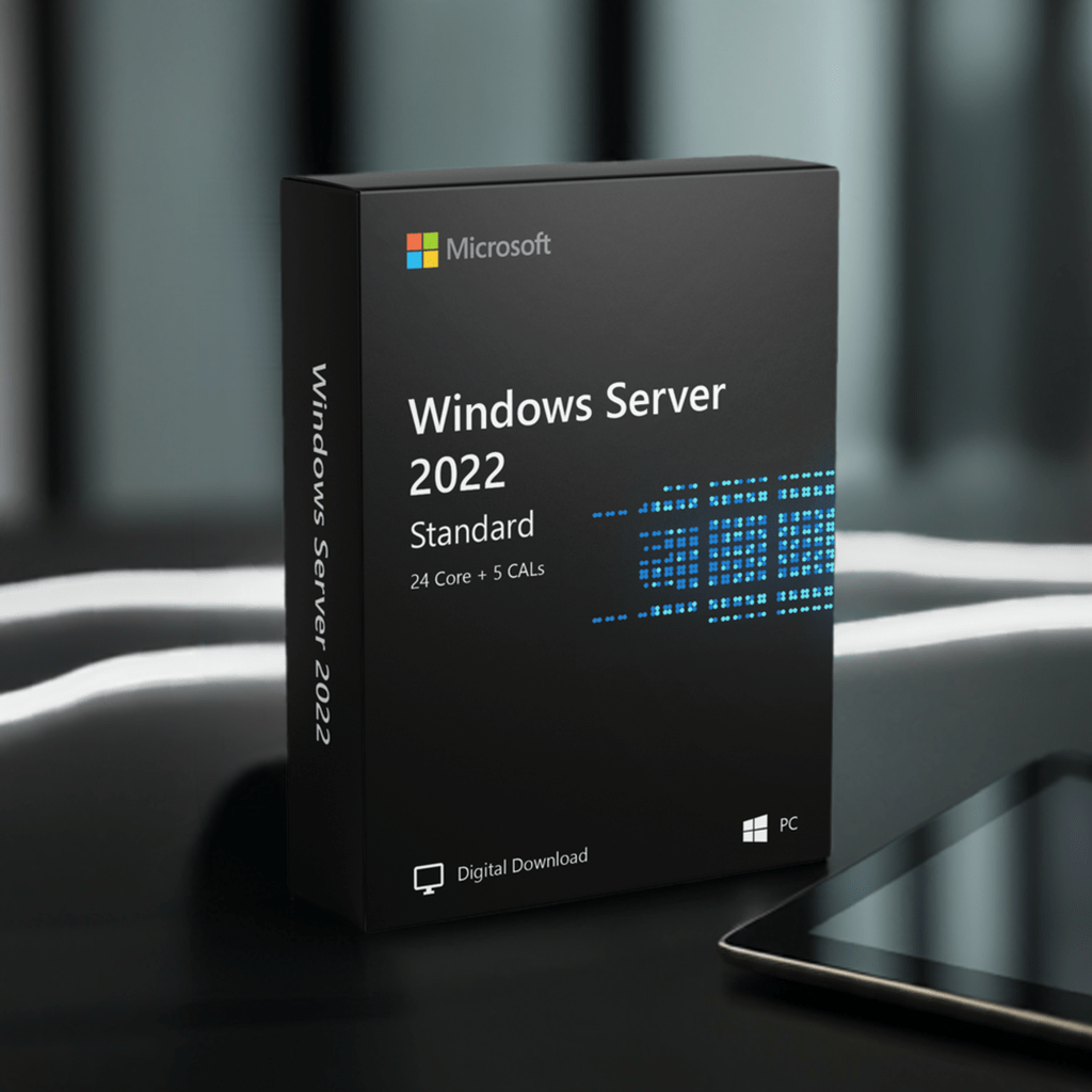 Microsoft Windows Server 2022 Standard - 24 Core + 5 CALs