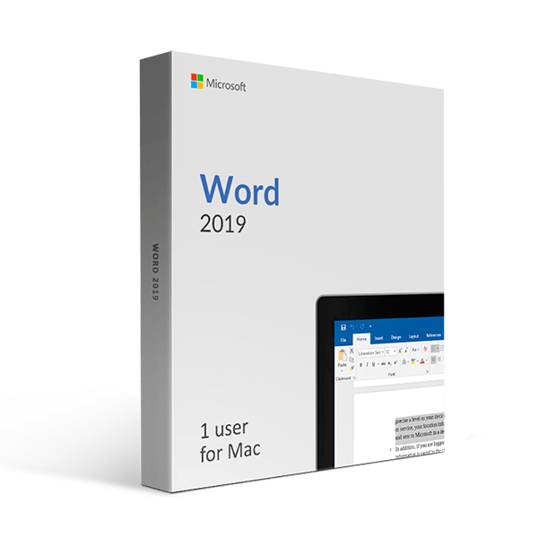 Microsoft Software Microsoft Word 2019 for Mac