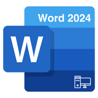 Thumbnail for Microsoft Software Microsoft Word 2024 PC