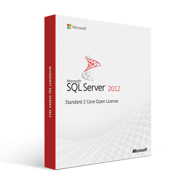 Microsoft Software SQL Server 2012 Standard 2 Core Open License