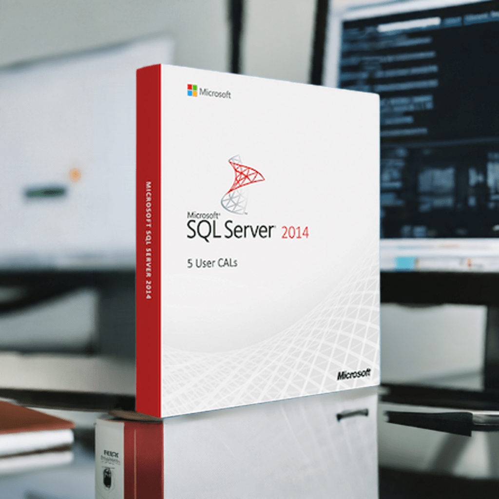 Microsoft Software SQL Server 2014 5 User CALs box