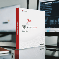 Thumbnail for Microsoft Software SQL Server 2014 5 User CALs box