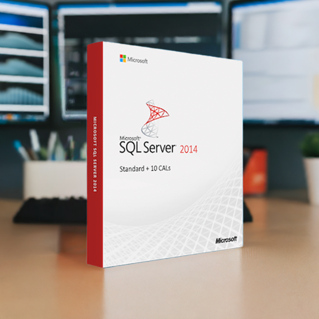 Microsoft Software SQL Server 2014 Standard + 10 CALs box