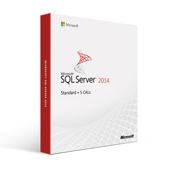 Microsoft Software SQL Server 2014 Standard + 5 CALs