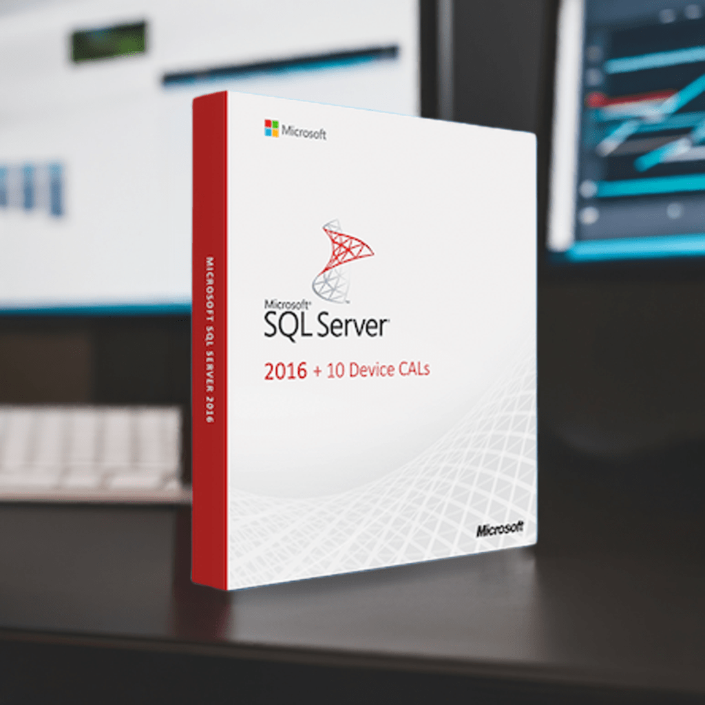 Microsoft Software SQL Server 2016 + 10 Device CALs