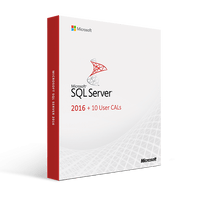 Thumbnail for Microsoft Software SQL Server 2016 + 10 User CALs