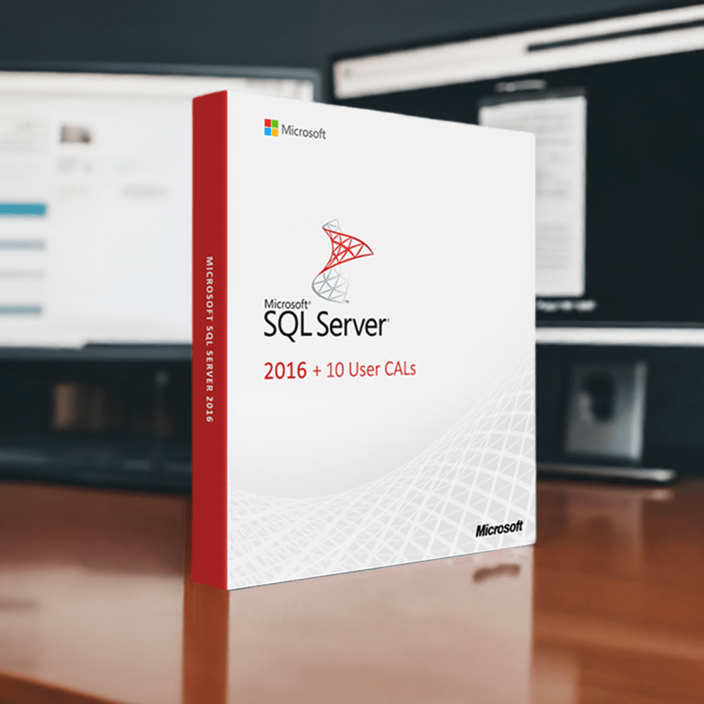 Microsoft Software SQL Server 2016 + 10 User CALs box