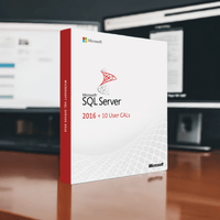 Thumbnail for Microsoft Software SQL Server 2016 + 10 User CALs box
