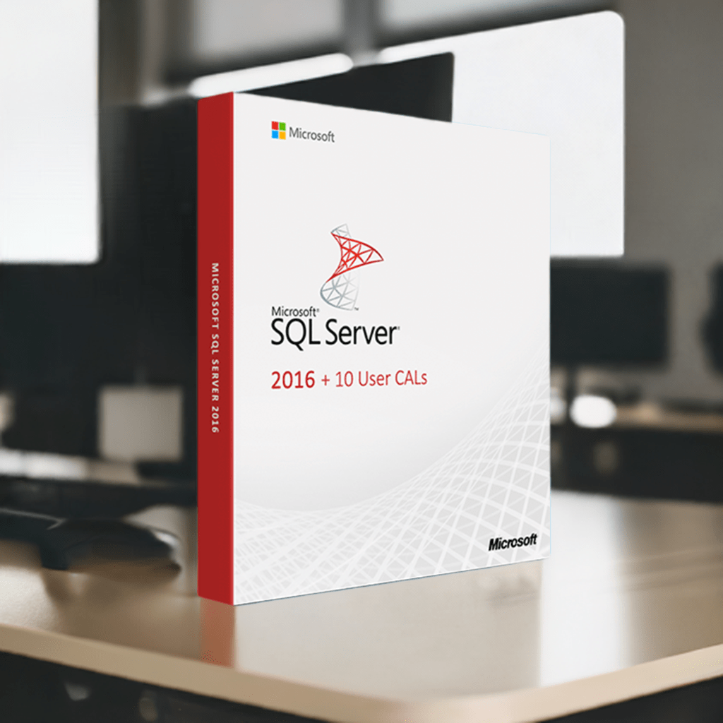 Microsoft SQL Server 2016 + 10 User CALs