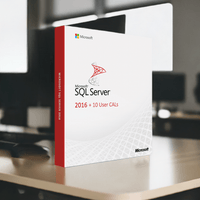 Thumbnail for Microsoft SQL Server 2016 + 10 User CALs