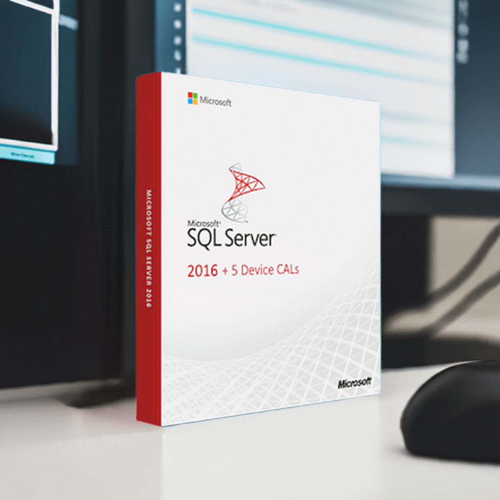 Microsoft Software SQL Server 2016 + 5 Device CALs