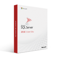 Thumbnail for Microsoft Software SQL Server 2016 5 User CALs