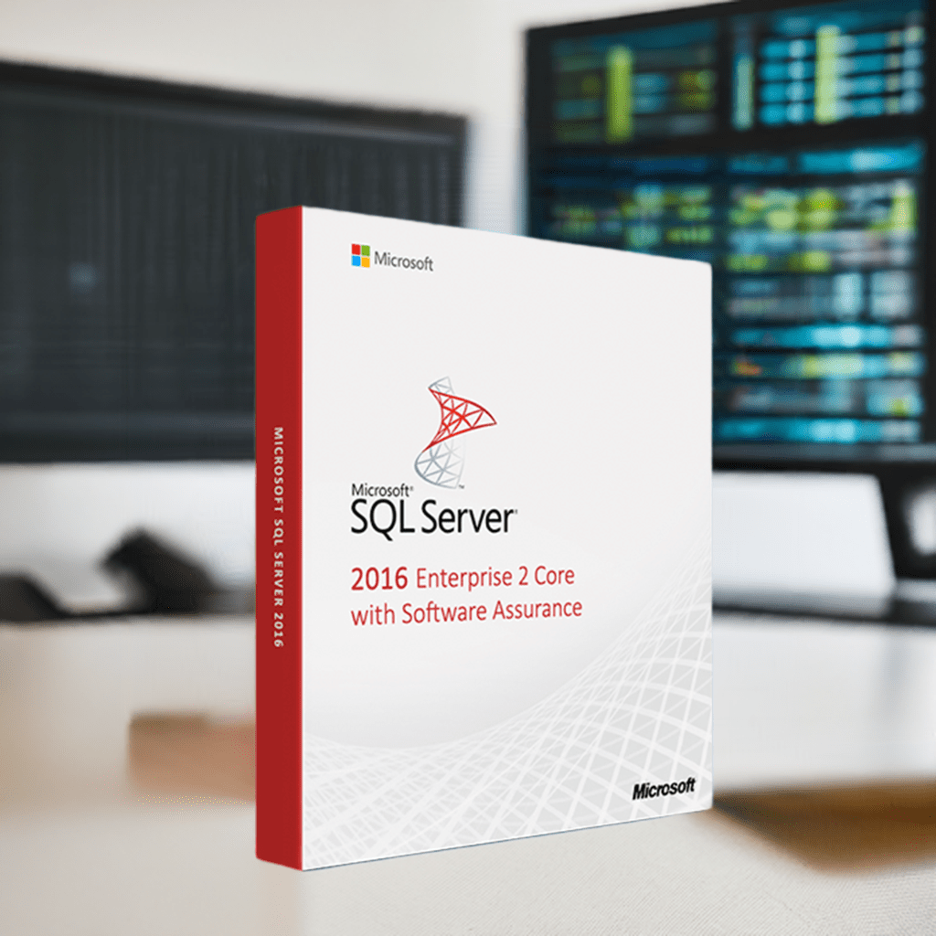 Microsoft Software SQL Server 2016 Enterprise 2 Core with Software Assurance