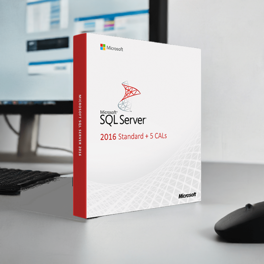 Microsoft Software SQL Server 2016 Standard + 5 CALs box