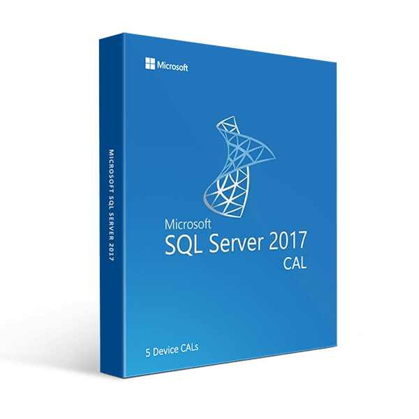 Microsoft Software SQL Server 2017 5 Device CALs