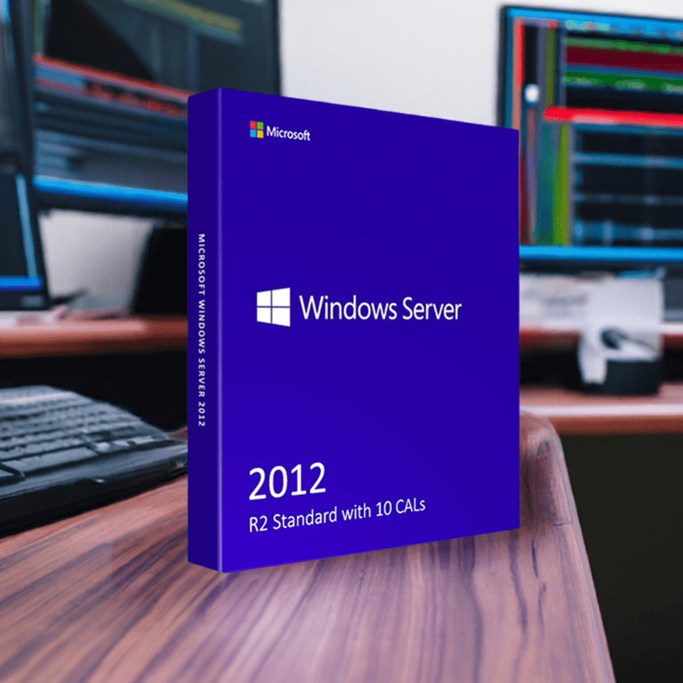 Windows Server 2012 R2 Standard with 10 CALs SoftwareKeep