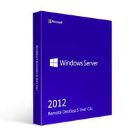 Thumbnail for Microsoft Software Windows Server 2012 Remote Desktop 5 User CAL