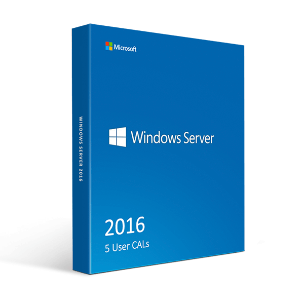 Microsoft Software Windows Server 2016 5 User CALs