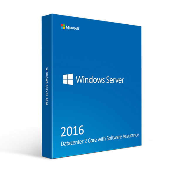 Microsoft Software Windows Server 2016 Datacenter 2 Core with Software Assurance