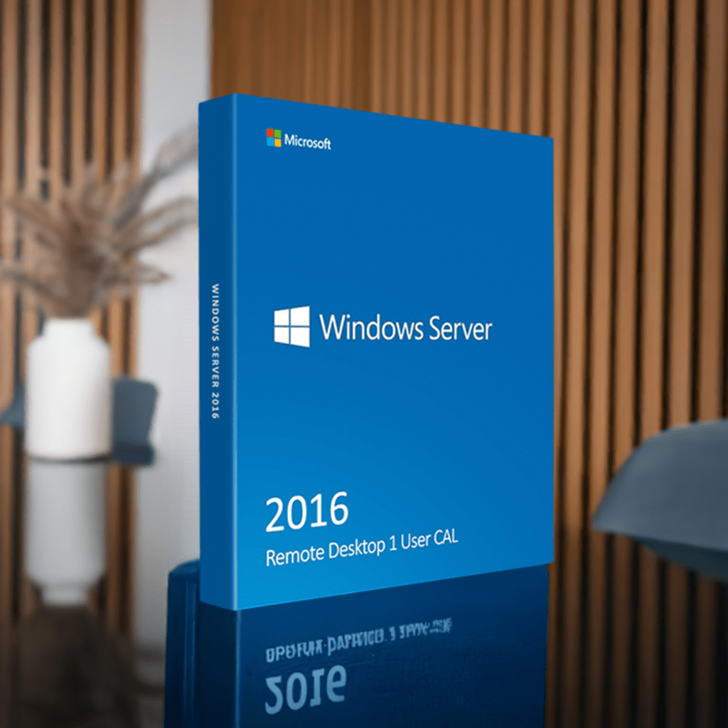 Microsoft Software Windows Server 2016 Remote Desktop 1 User CAL box