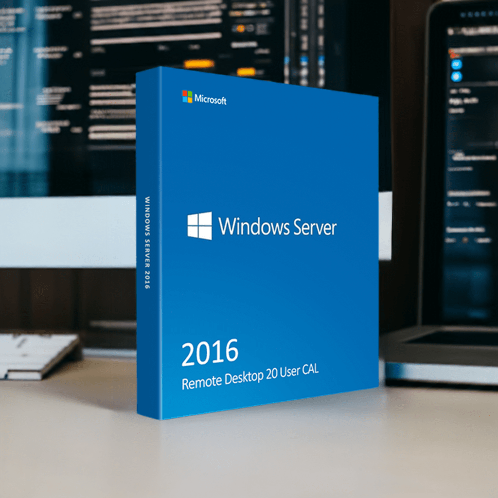 Microsoft Software Windows Server 2016 Remote Desktop 20 User CALs