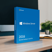 Thumbnail for Microsoft Software Windows Server 2016 Remote Desktop 5 User CALs