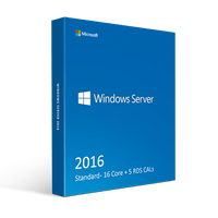 Thumbnail for Microsoft Software Windows Server 2016 Standard - 16 Core + 5 RDS CALs
