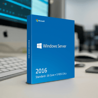 Thumbnail for Microsoft Software Windows Server 2016 Standard - 16 Core + 5 RDS CALs