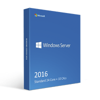 Thumbnail for Microsoft Software Windows Server 2016 Standard 24 Core + 10 CALs