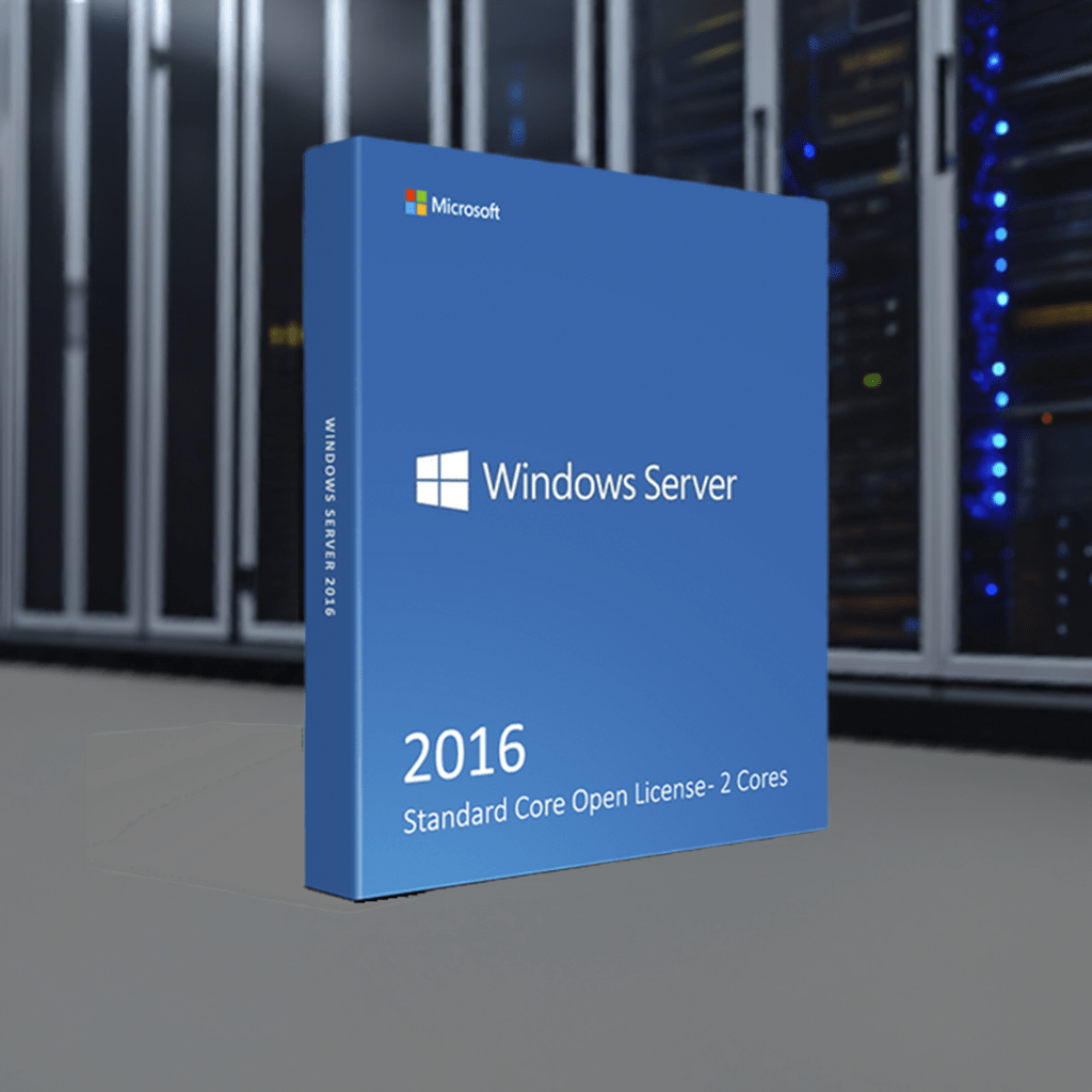 Microsoft Software Windows Server 2016 Standard Core Open License - 2 Cores