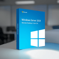 Thumbnail for Microsoft Windows Server 2019 Remote Desktop 1 User CAL box