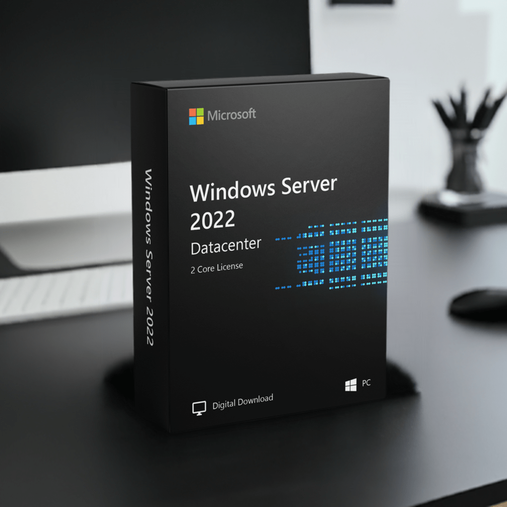 Microsoft Software Windows Server 2022 Datacenter - 2 Core License