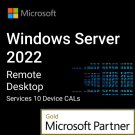 Microsoft Software Windows Server 2022 Remote Desktop Services RDS 10 Device CALs