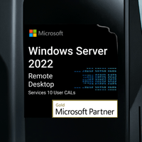 Thumbnail for Microsoft Software Windows Server 2022 Remote Desktop Services 10 User CALs